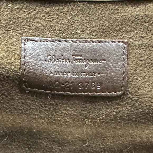 Salvatore Ferragamo Black and Brown Signature Design - Picture 9 of 9